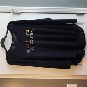 Lane Bryant 26/28 Top - Probably Late for Something